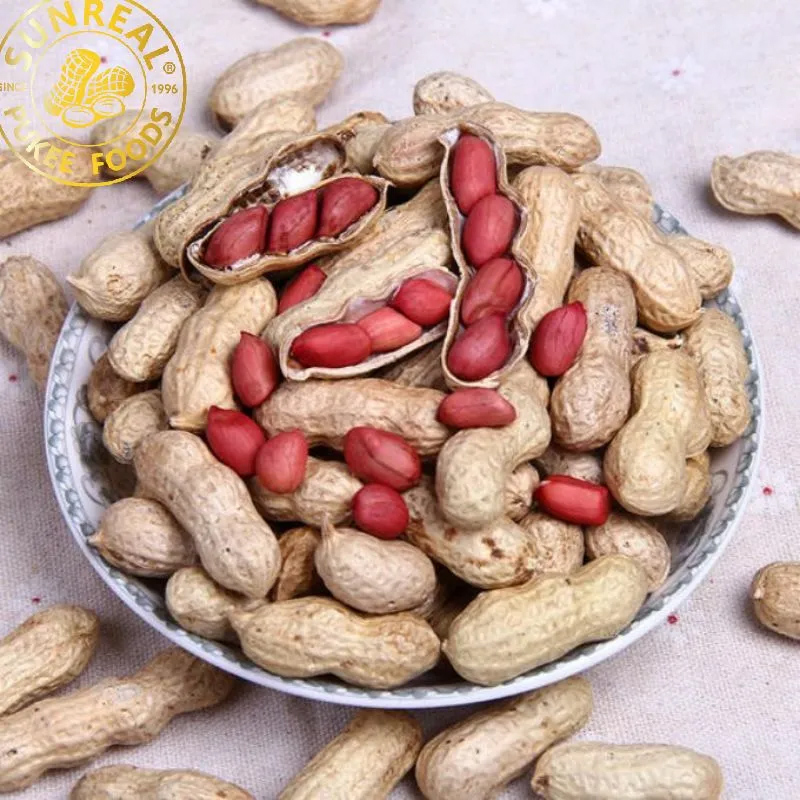 Piel roja/maní en concha/Sunreal/buen sabor de China