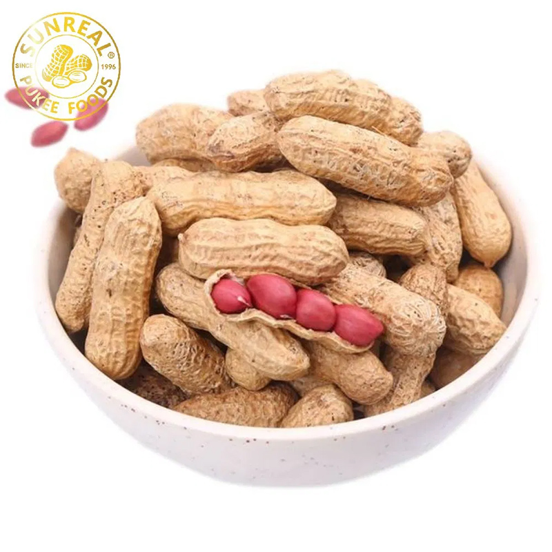 Piel roja/maní en concha/Sunreal/buen sabor de China